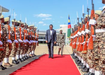 President Hakainde Hichilema Joins World Leaders in Farewell to Namibian President