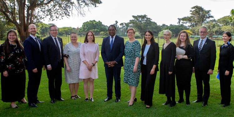 President Hichilema Welcomes Finnish Ambassador and Delegation