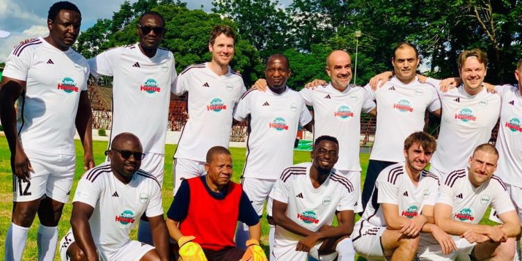Bringing Nations Together: A Thrilling Football Match Unites Zambian MPs and Diplomats for a Worthy Cause