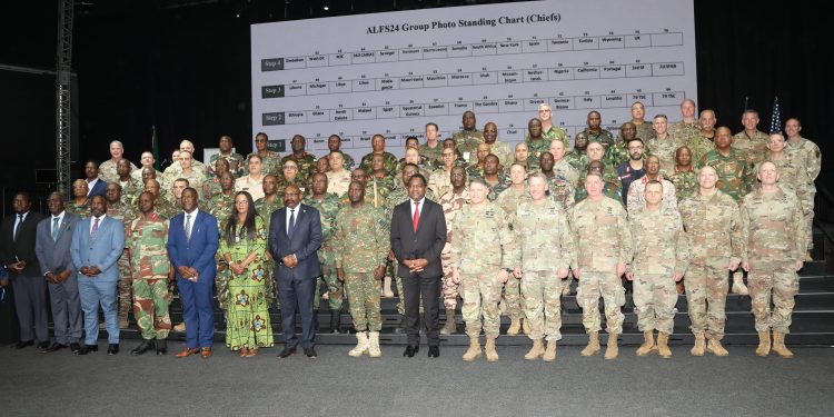 President Hakainde Hichilema Addresses Distinguished Land Component Commanders