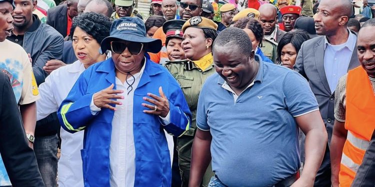 Vice President Mutale-Nalumango Takes Charge: A Call for Responsibility in Flood Mitigation