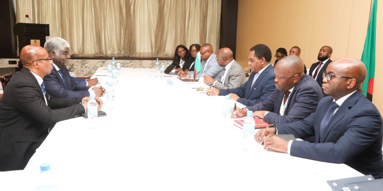 Zambia and Ivory Coast Strengthen Ties: President Hakainde Hichilema Meets Prime Minister Robert Beugré Mambé at Africa Energy Summit