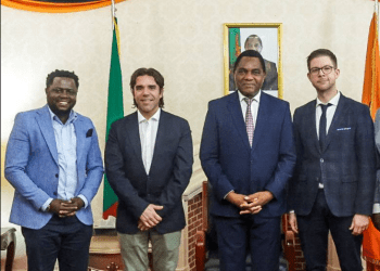 Victoria Falls Live Project Team Meets President Hichilema at State House