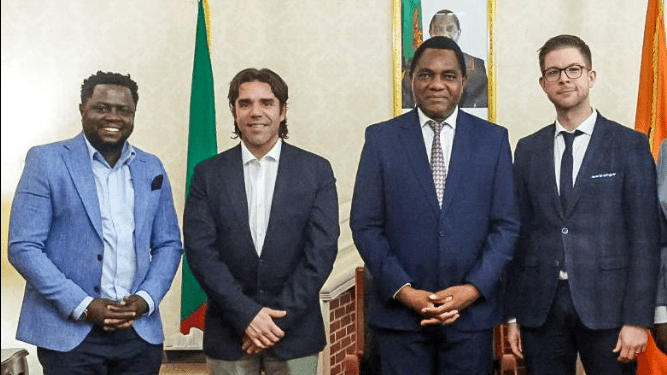 Victoria Falls Live Project Team Meets President Hichilema at State House