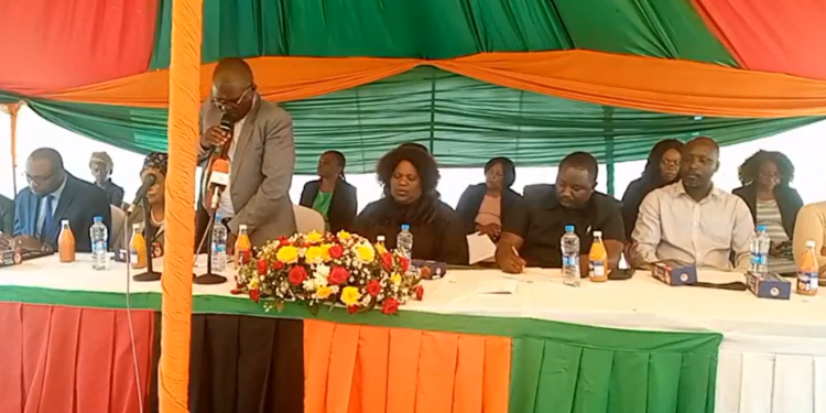 Hon. Christopher Shakafuswa Hands Over CDF-Funded Classroom Block and Desks at Chazanga Combined School