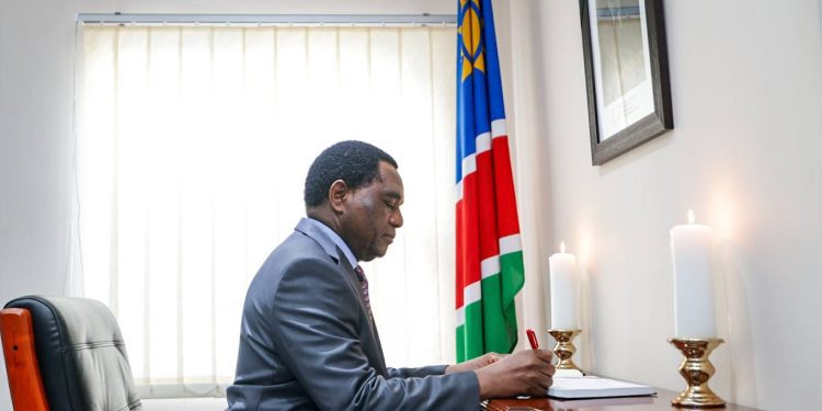 Zambia Pays Tribute to Namibia’s Founding Father, Dr. Sam Nujoma 🇳🇦🇿🇲