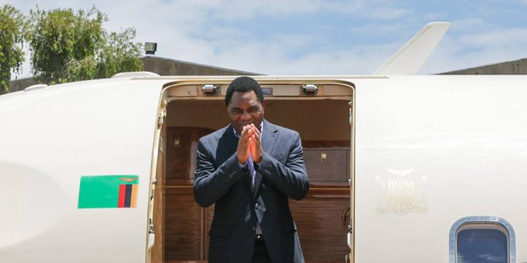 President Hichilema Departs for 38th African Union Summit in Addis Ababa