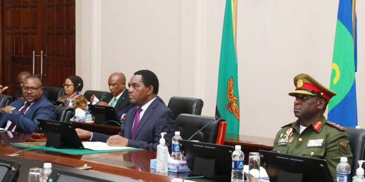 Zambia Participates in Landmark EAC-SADC Virtual Summit to Address Security Situation in the DRC