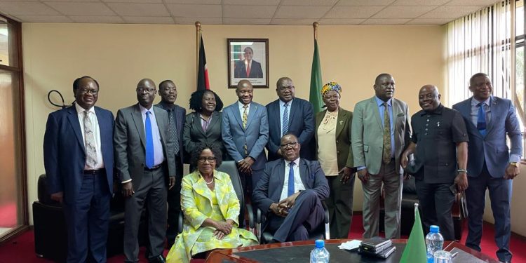 Zambian Parliamentary Committee Pays Courtesy Call to High Commission During Benchmarking Tour