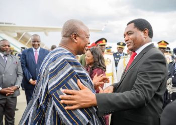 Zambia Welcomes Ghanaian President John Dramani Mahama on State Visit
